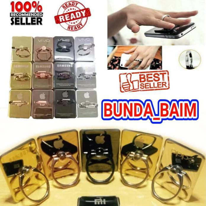 Ring Besi Branded Chroom / Iring Ring Stand / Holder Hp / Cincin Hp