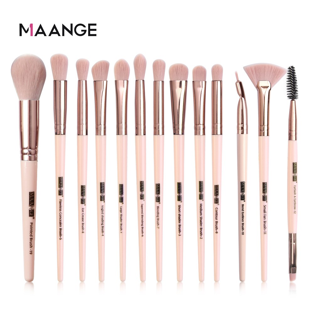 Original Maange 13 Pcs / Set Brush Kosmetik / Makeup Profesional