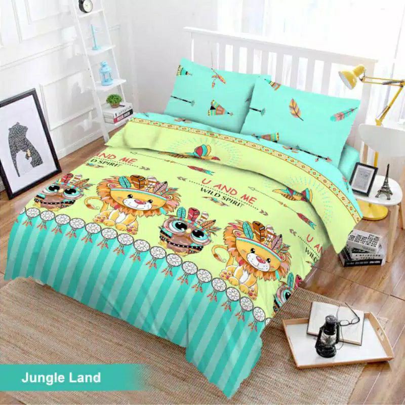 BEDCOVER ROSANA VITO JUNGLE LAND UK 180&160
