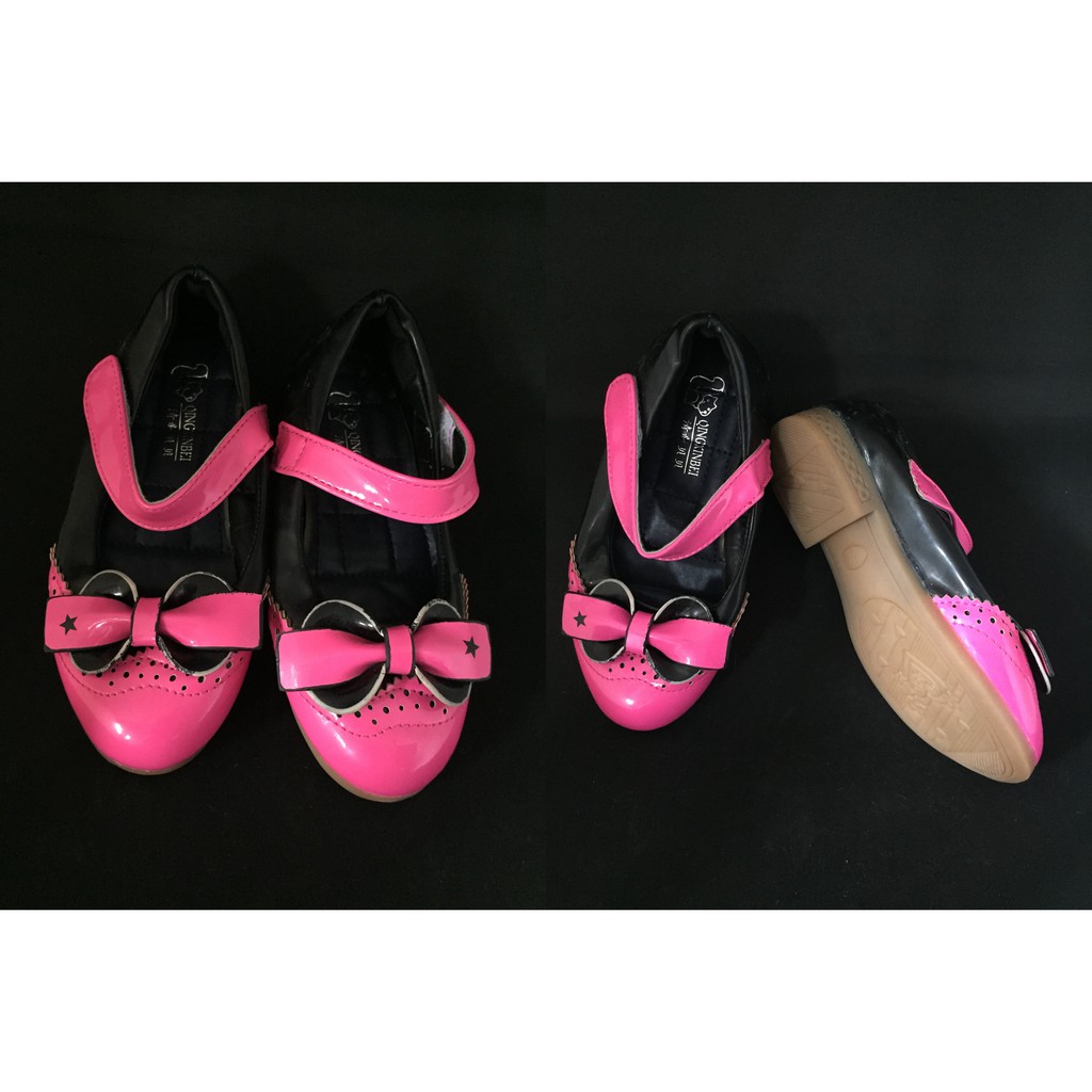 sepatu anak perempuan pantofel anak PA 09 HOTPINK