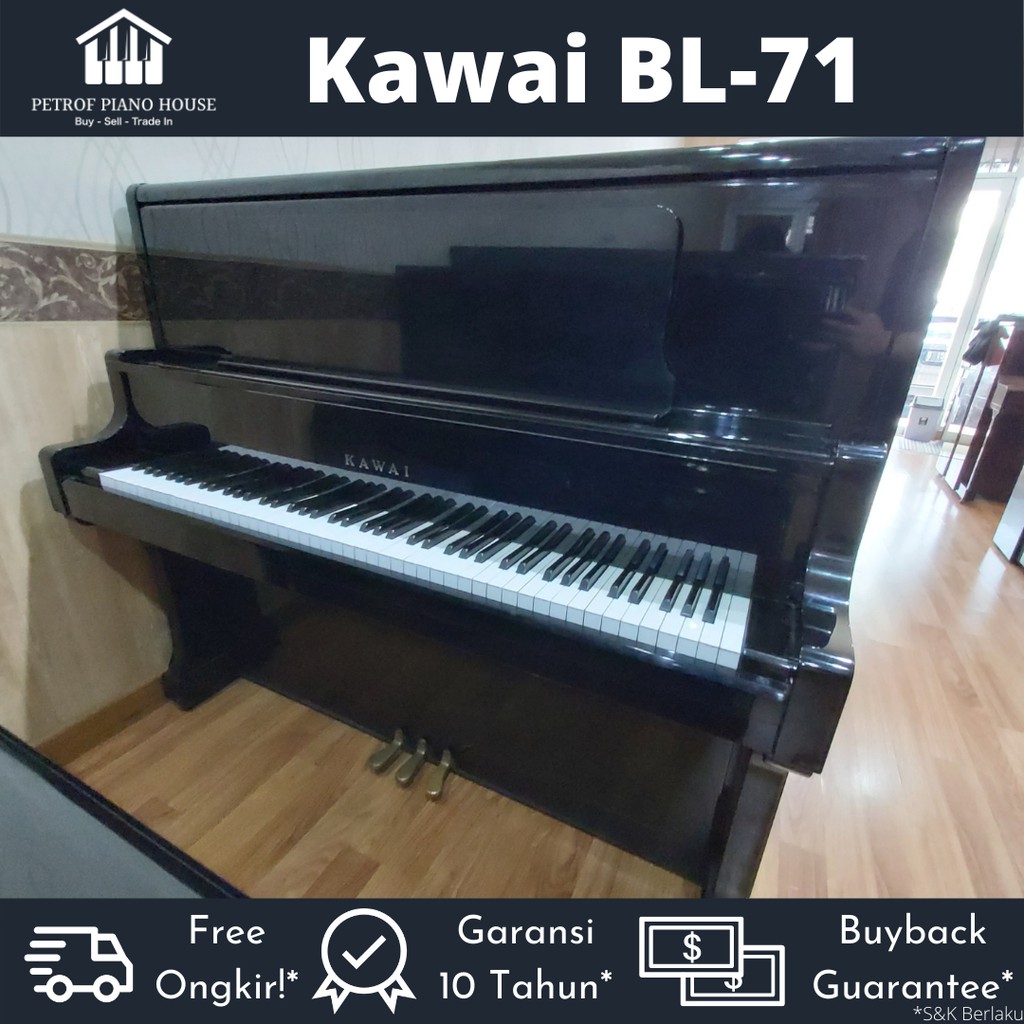 Kawai BL 71 Upright Piano Bekas Second