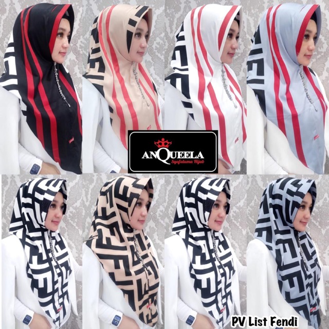 Jilbab Instan Zipper