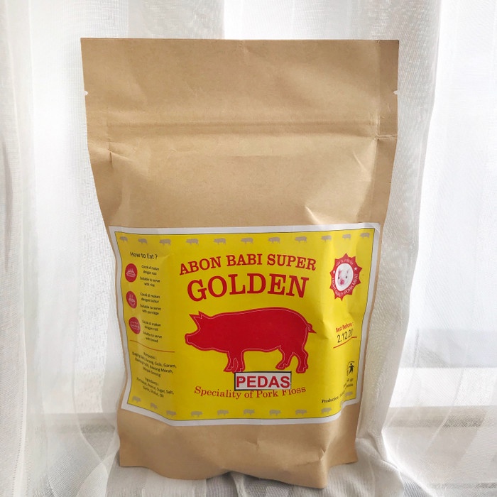 

ABON- ABON BABI GOLDEN SUPER - REGULAR - MANIS -MAKANAN-KERING.