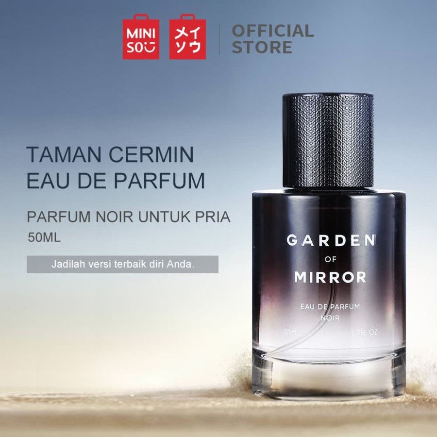 Miniso Parfum Garden of Mirror Eau De Parfum Pria Cowok Noir Bleu