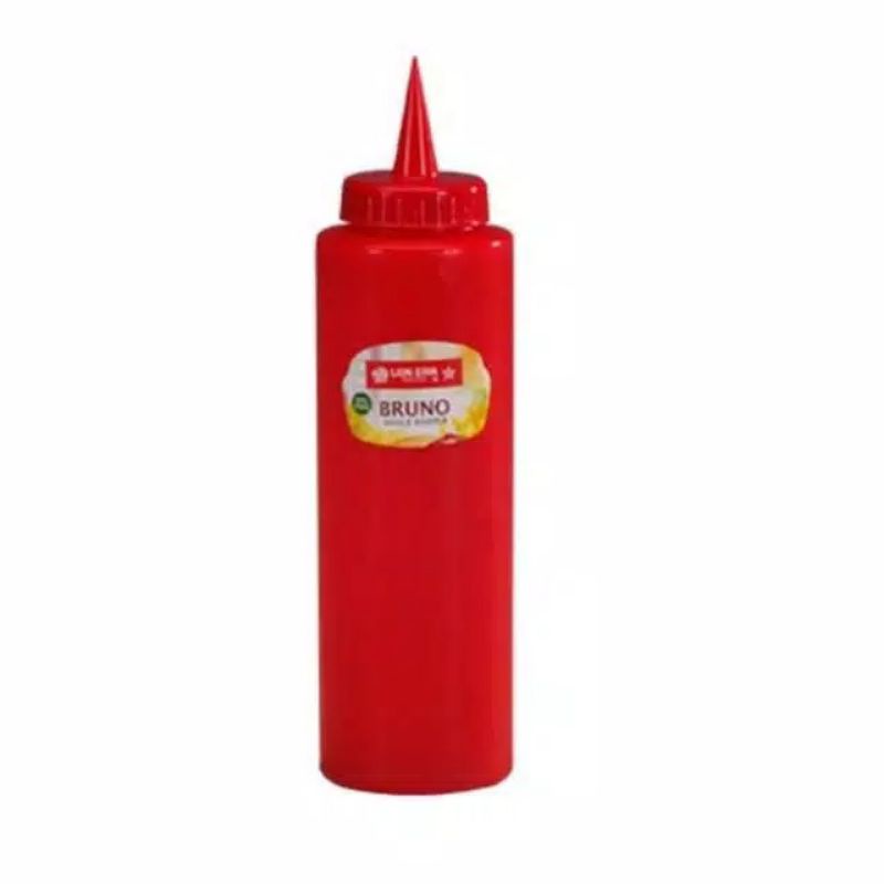 Hot item 3 pics Botol Bruno/Mayonaise saus Kecap tutup Runcing 425ml