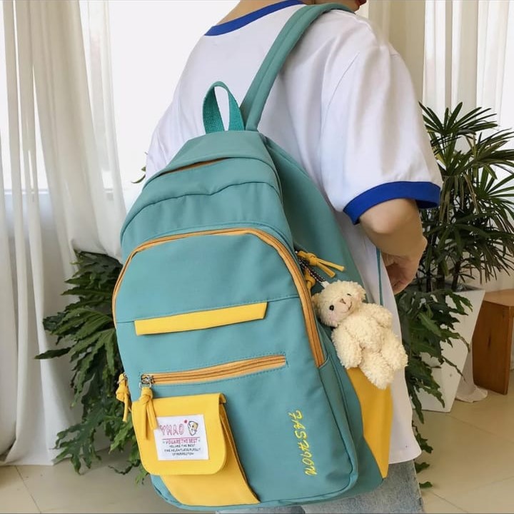 Should Bag - Tas Ransel Sekolah Anak Wanita Dan Pria Terbaru 2021 Kekinian Motif Carakter Yhao Korean Style Murah