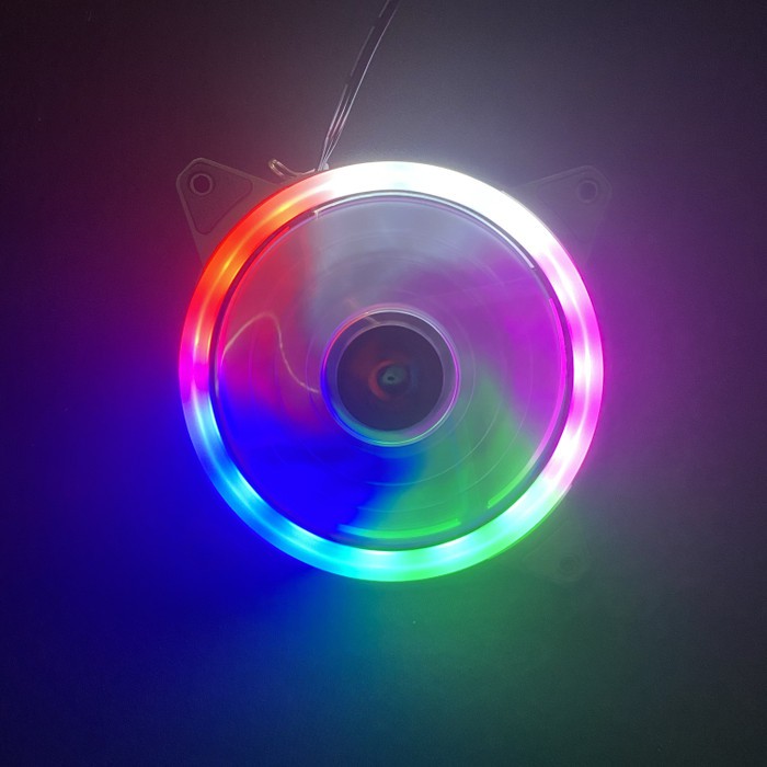 XBT Aura Rainbow xb-112 RGB Double Ring Fan Casing 12CM LED RING - Fan Case 12 cm