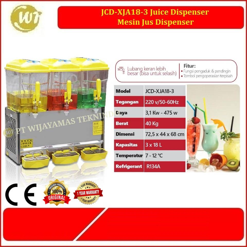 JCD-XJA18-3 Juice Dispenser - Mesin Jus Dispenser