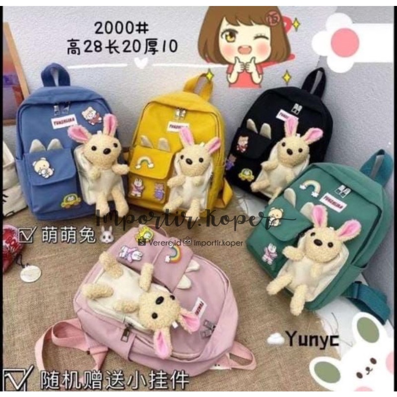 joshee Tas ransel mini kecil Backpack korea mini backpack dewasa Tas paud TK tas sekolah