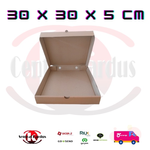 

Dus Packing Kecil 30x30x5 Die Cut - Karton Box Kardus Kecil Olshop Aksesoris Skincare model pizza