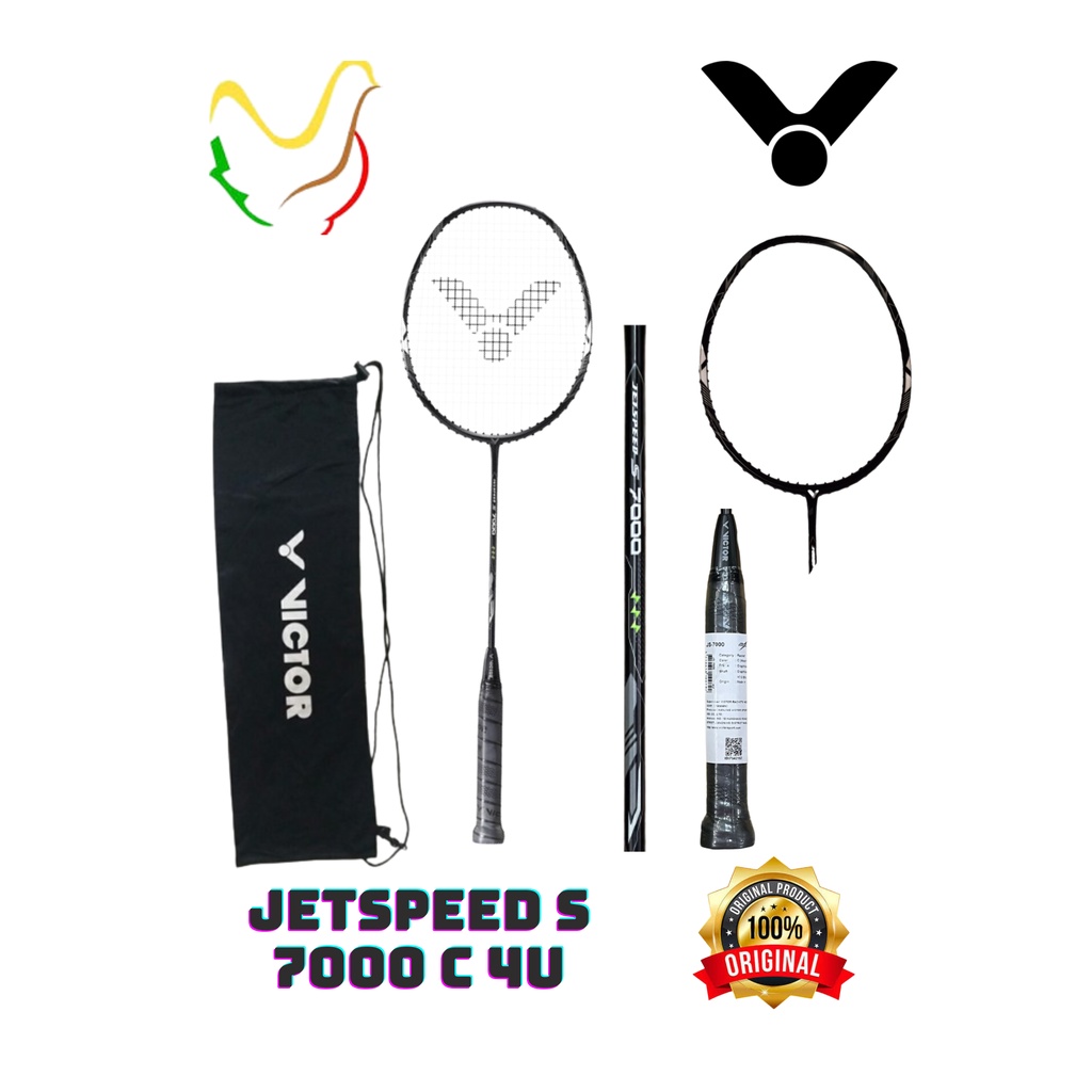 RAKET BADMINTON VICTOR JETSPEED S 7000 C || S 6000 A ORIGINAL