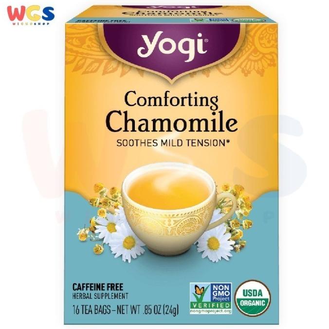 

[COD] Yogi Tea Comforting Chamomile Caffeine Free 16 Tea Bags 24 gr [COD]