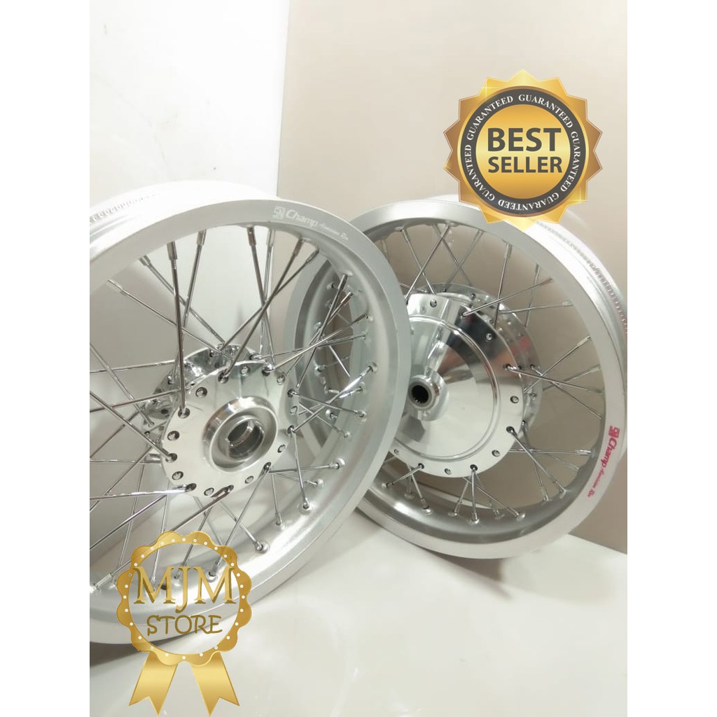 Jual Paketan Velg Jari Jari Ring 14 Motor Mio Old Senyum Mio Soul Beat Vario Mio M3 Scoopy Dll Paket Indonesia Shopee Indonesia