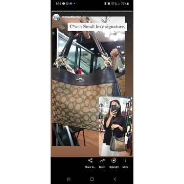 tas coach Authentic lexy ada tali panjang