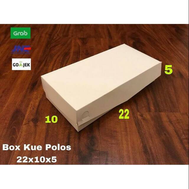 

Box Kue Polos 22 x 10 x 5 cm (WARNA PUTIH)