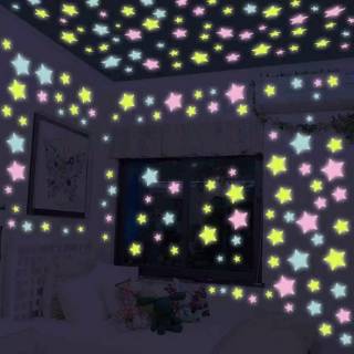 Stiker Bintang Glowing Star Bintang Tempel Hiasan Stiker Bintang Glowing Star Bintang Tempel Hiasan