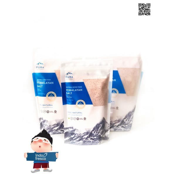 

PROMO PAKET 3 PCS PURA ORGANIC HIMALAYAN PINK SALT- GARAM PINK HIMALAYA 250G TERMURAH