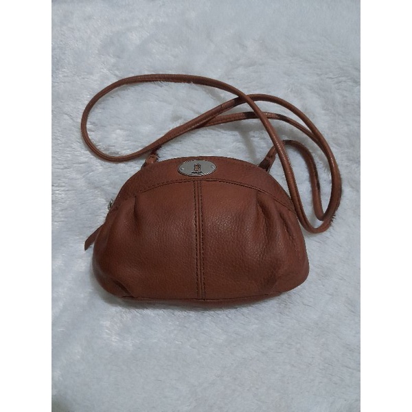 tas fossil maddox mini sling bag preloved