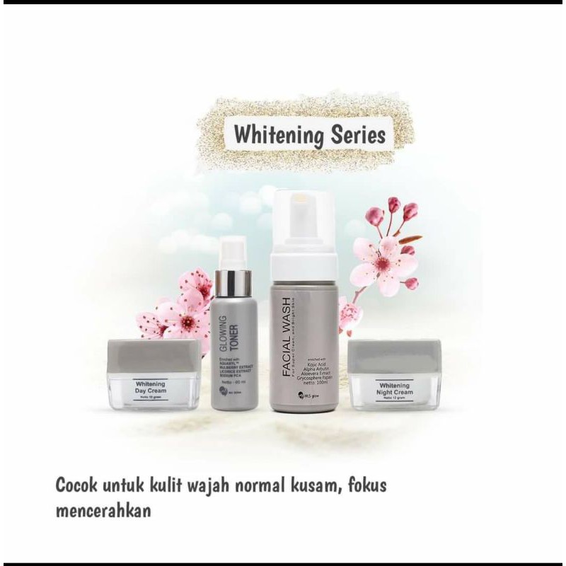 whitening series ms glow free masker dan kapas selection