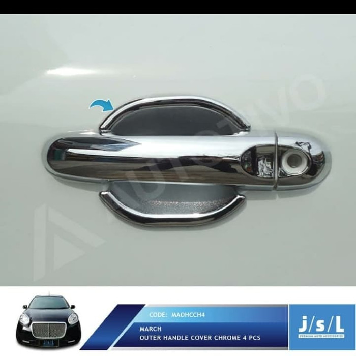 Outer Handle Cover Nissan March Chrome / Aksesoris Eksterior March
