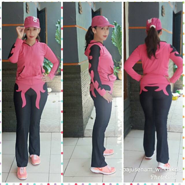 Baju Senam Aerobic /Baju Senam Zumba