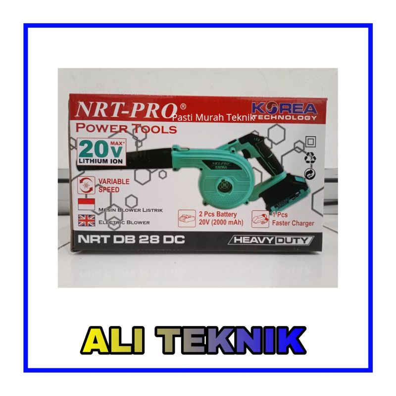 ￼Cordless Blower Listrik Kucing Anjing 2 in 1 Vacum dan Blower NRT DB 28 DC