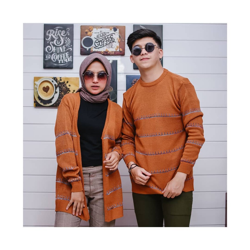 Niazaraa.store... Deluna sweater - couple rajut terbaru - Allsize TERLARIS.....