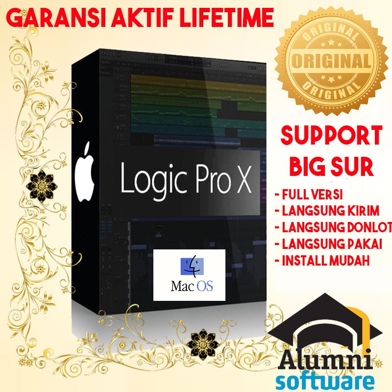 [GARANSI] Logic Pro X Mac BIG SUR Music Software - FULL VERSION