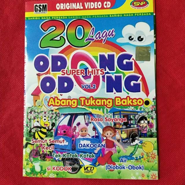 Terbaru kaset video VCD original Lagu Anak Karaoke 20 LAGU SUPER HITS Vol 2 odong odong