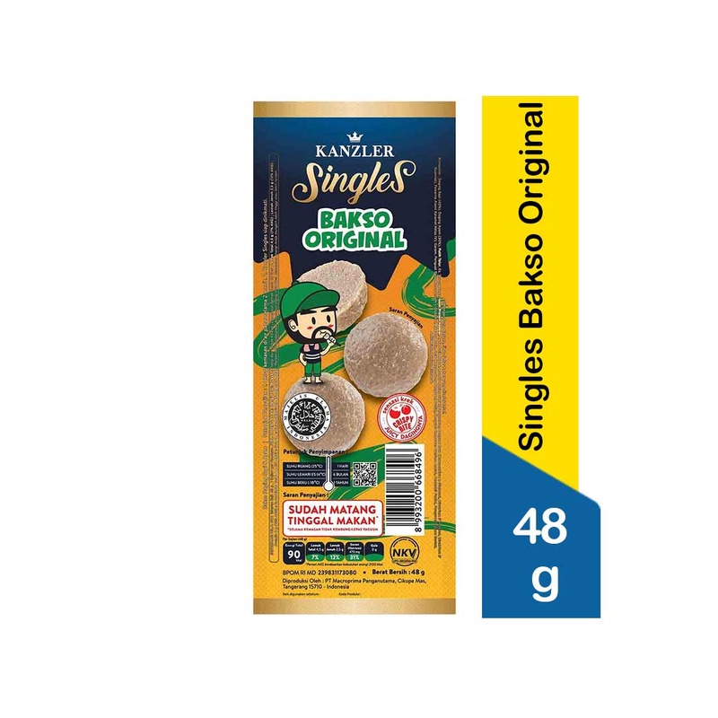 

Kanzler Singles Bakso Keju 48g