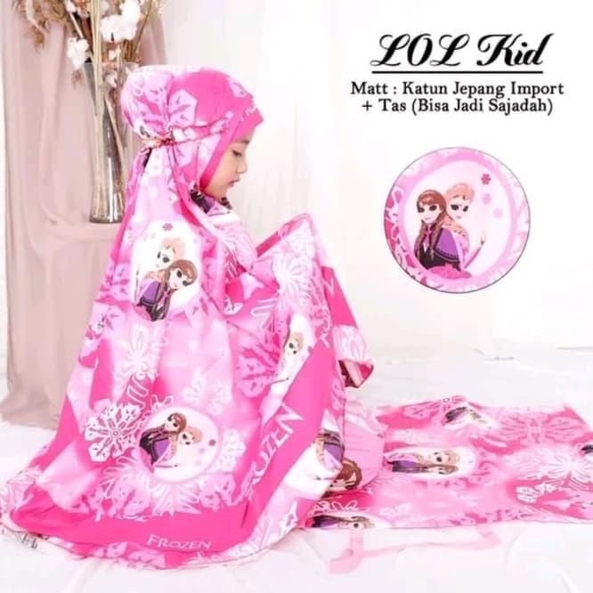 mukena anak karakter frozen