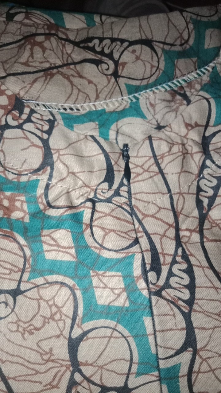 Meisya Stile Ori Gamis Batik Rempel Miring Best Seller