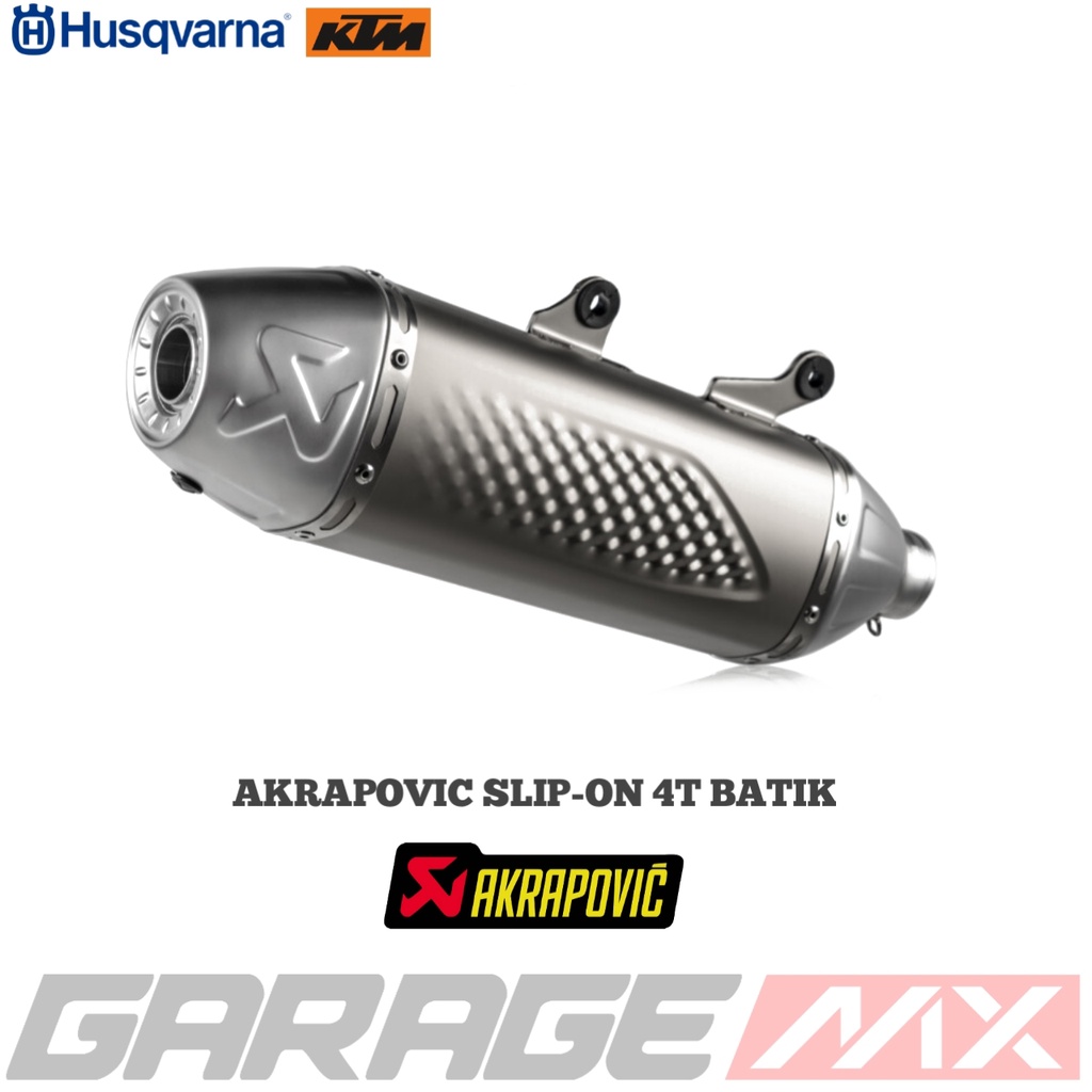 SILINCER KNALPOT AKRAPOVIC BATIK 4T KTM HUSQVARNA . KNALPOT KTM HUSQVARNA