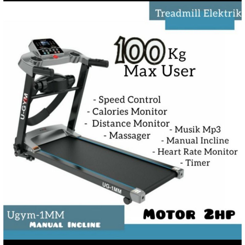 TREADMILL ELEKTRIK 2 FUNGSI UG-1MM