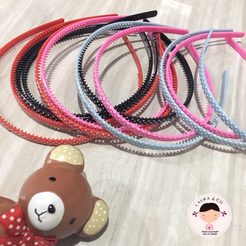 Bando Bandana Warna tutul 12pc grosir lusinan