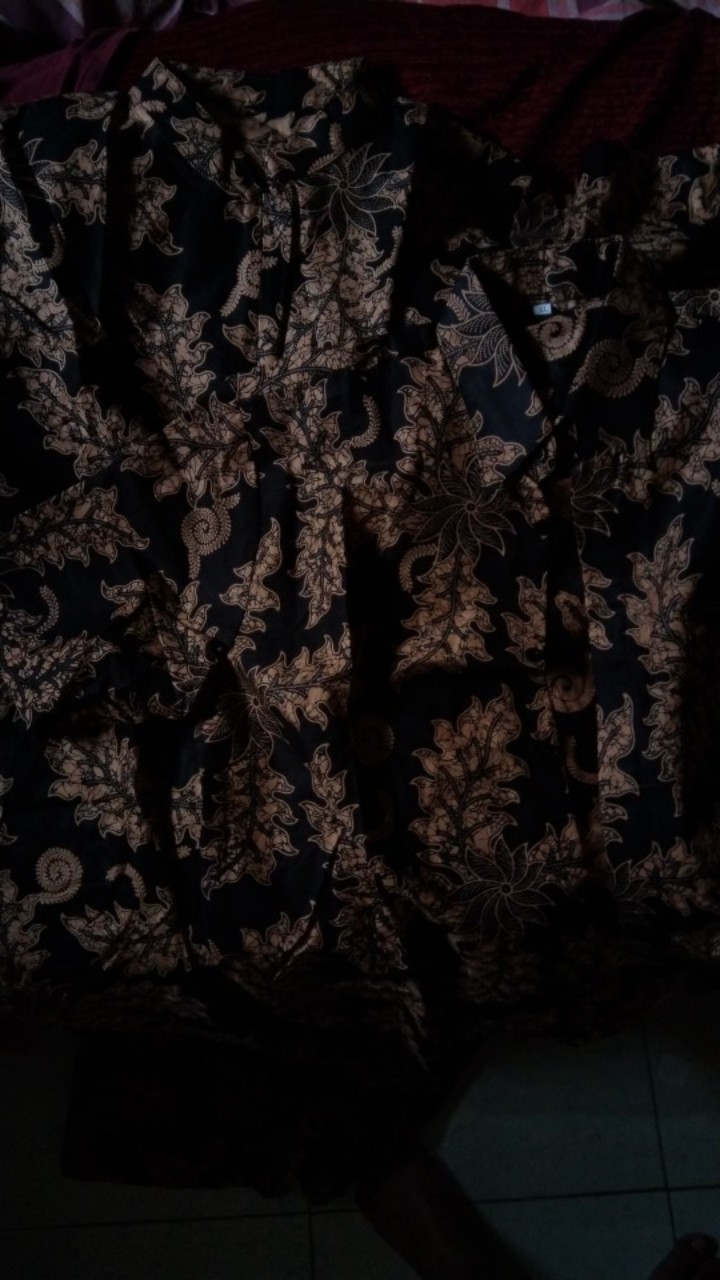 Batik Couple Gamis Kemeja Original
