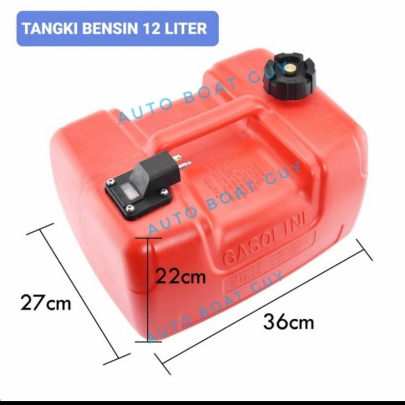 TANKI TANGKI FUEL TANK MESIN TEMPEL YAMAHA 2PK 4PK 5PK 8PK OUTBOARD 12 L/LITER