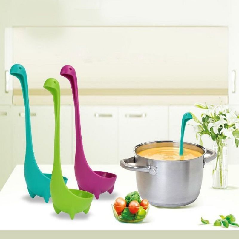 soup ladle / centong angsa ajaib bisa berdiri untuk soup dan hotpot sendok sayur kuah  Centong kuah