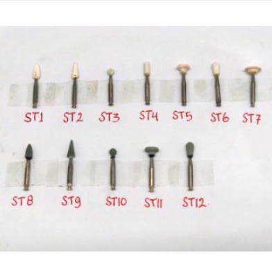 Dental Stone Bur polishing