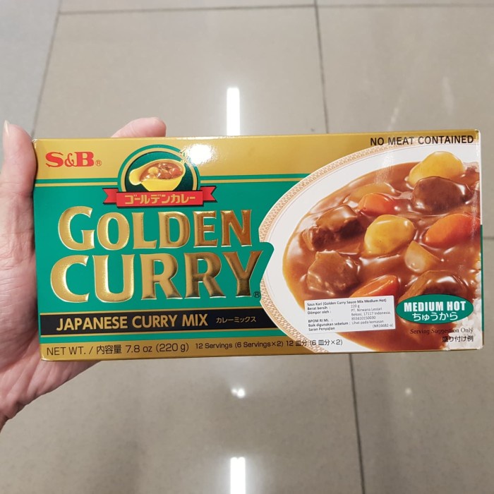 

S&B Golden Curry Sauce Mix 220Gr - Bumbu Kari Jepang - Hot