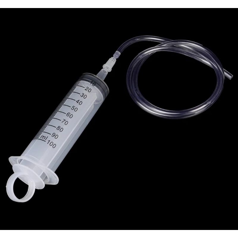 suntikan besar + selang 1 meter syringe spuit 100ml selang suntikan mainan large syringe - suntikan besar tanpa jarum