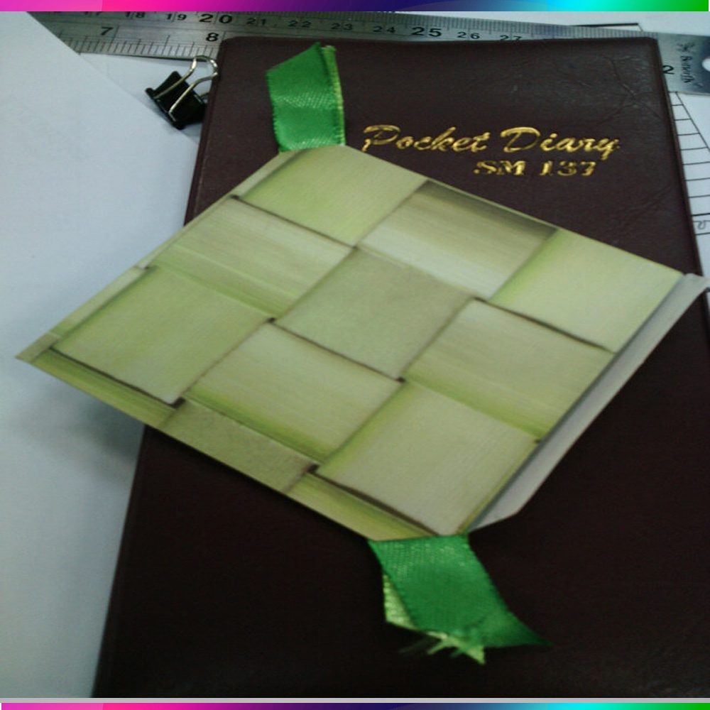 Terlaris Amplop Lebaran Ketupat Angpao Amplop Idul Fitri Unik Bentuk Ketupat 1 Pack isi 10 pcs Angpau Lebaran