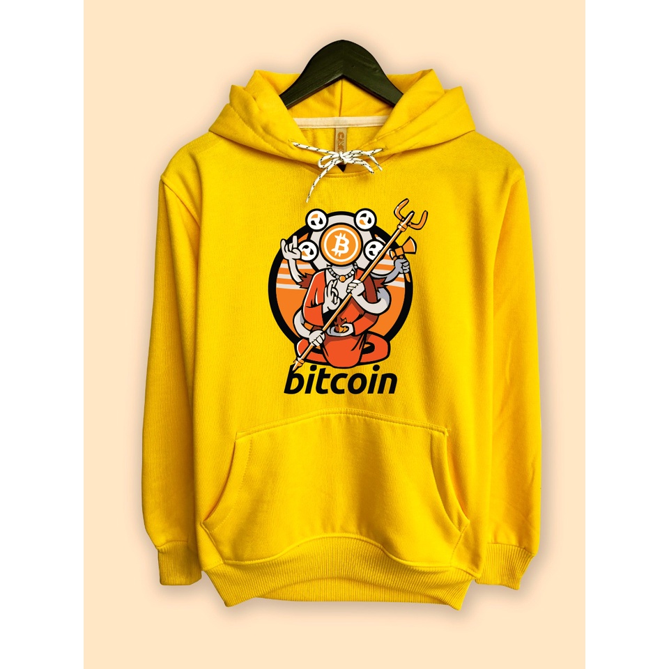 Jaket Hoodie Crypto Bitcoin