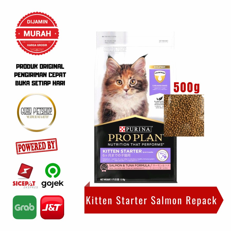 Pro Plan Cat Kitten Starter Salmon &amp; Tuna 500gr Proplan Kitten Starter