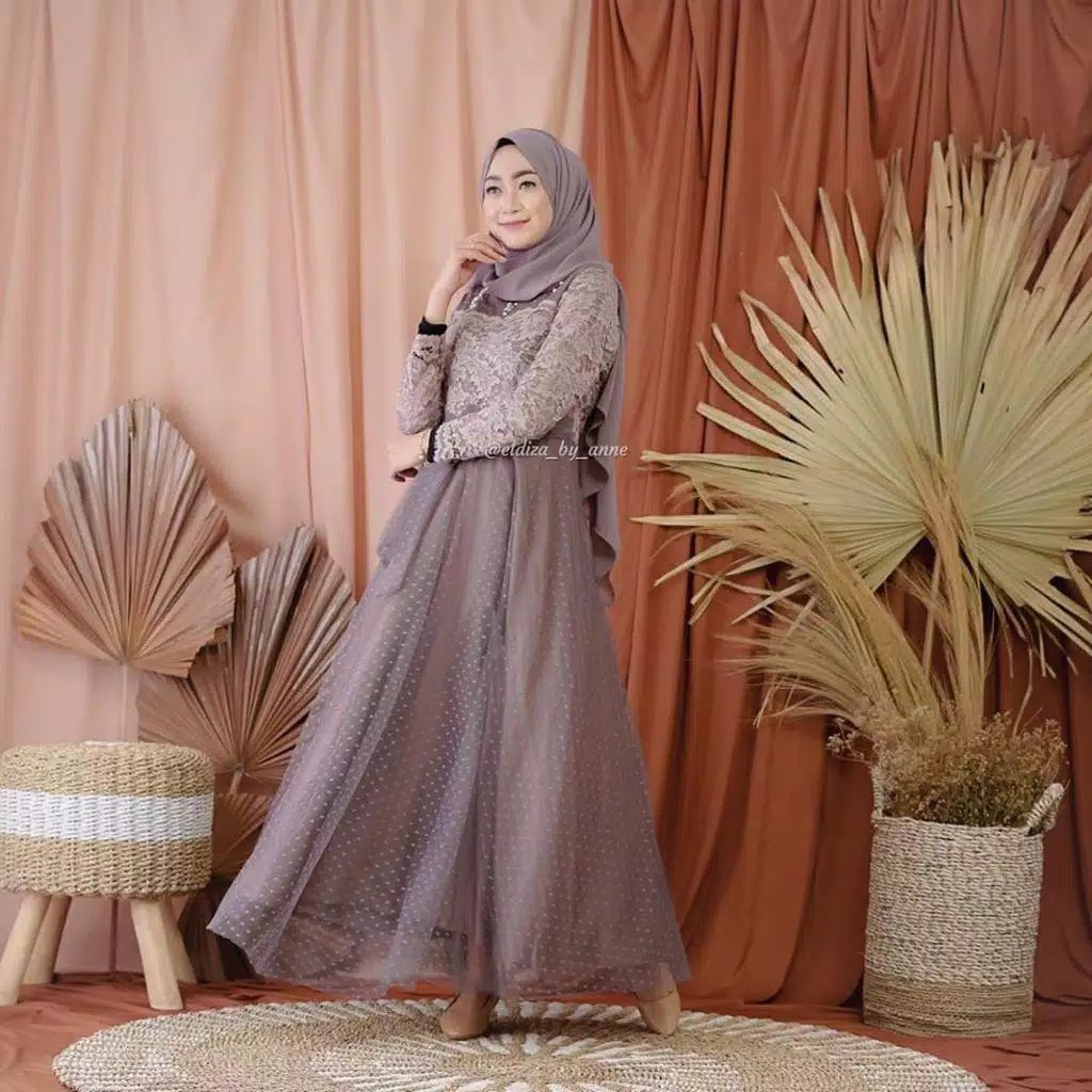 DISKON MELIZA DRESS - FLOTTILICIOUS / DRESS MUSLIM / GAMIS MUSLIM / GAMIS MURAH / GROSIR BAJU NLINE