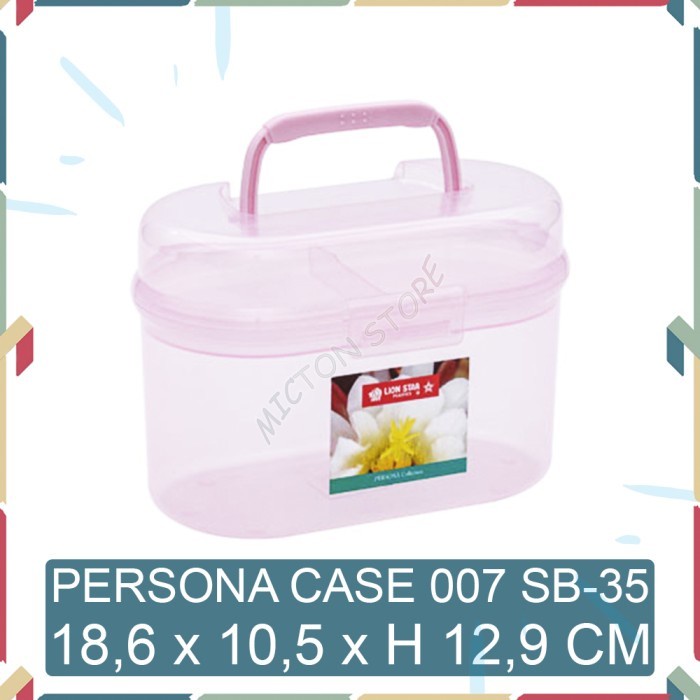 MICTON Lion Star Kotak Kosmetik Box Serbaguna Persona Case 007 SB-35 3