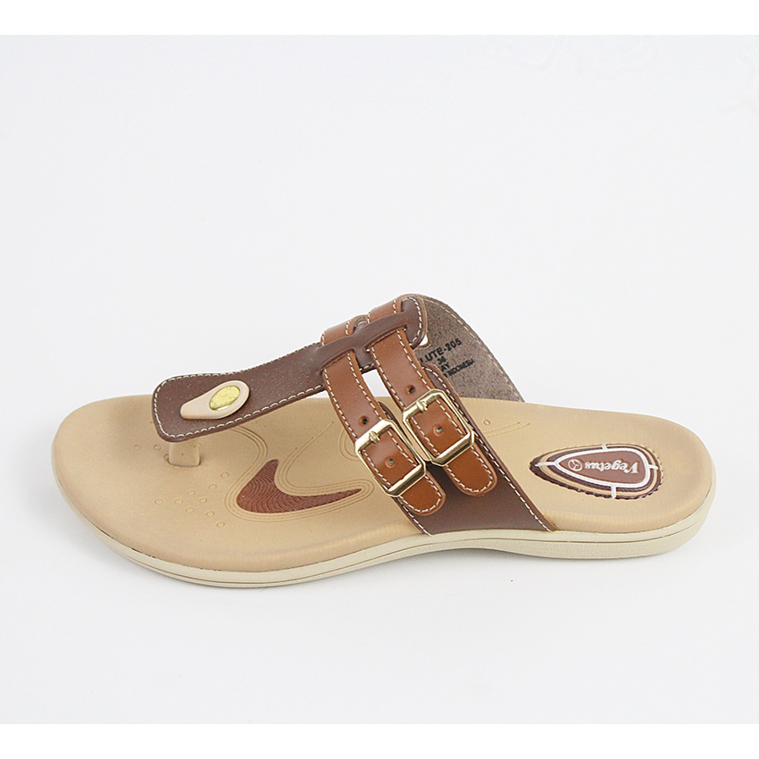 Sandal Slop Wanita Murah Sandal ardiles Wanita Murah Original Terbaru vegetus-flute 205 kopi