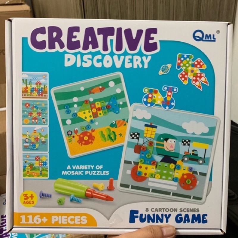 Creative discovery - mainan edukasi anak - belajar sambil bermain