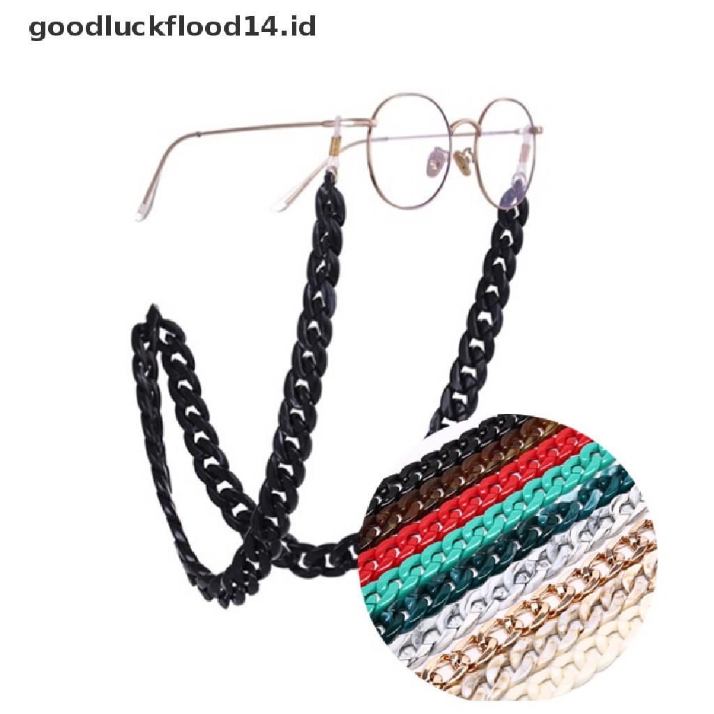[OOID] Acrylic Glasses Spectacles Eyewear Chain Holder Cord Lanyard Necklace 66cm New ID