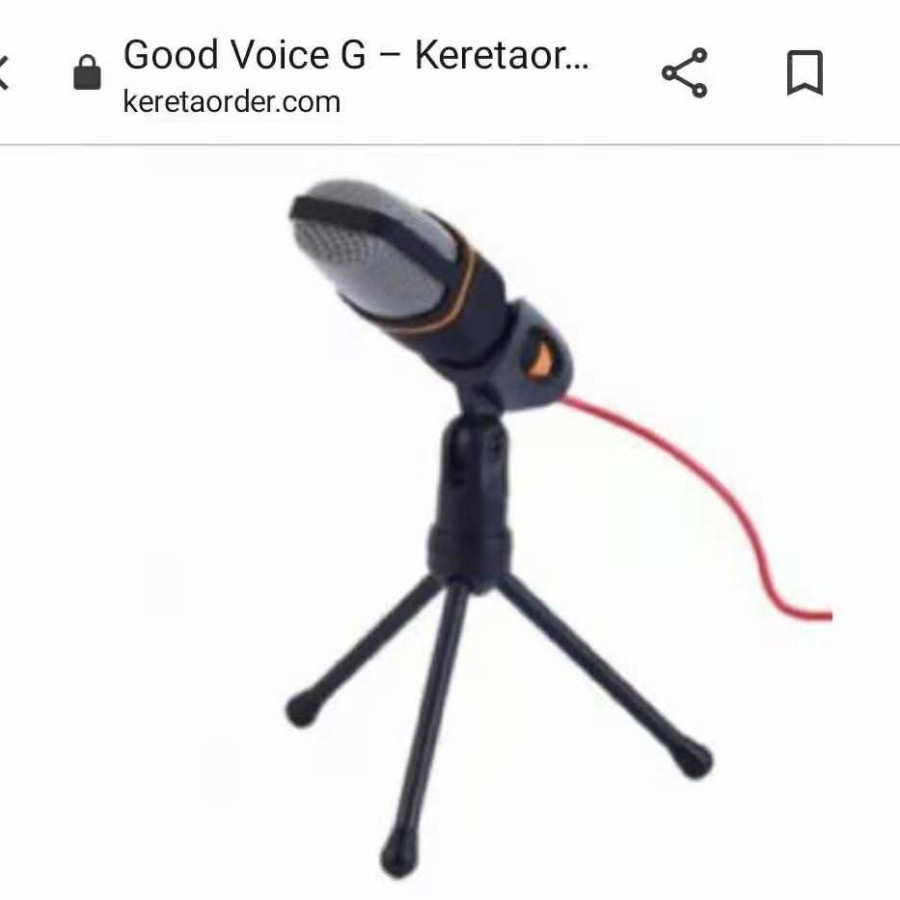 Microphone Condenser GOOD VOICE G For Good Sound Singing